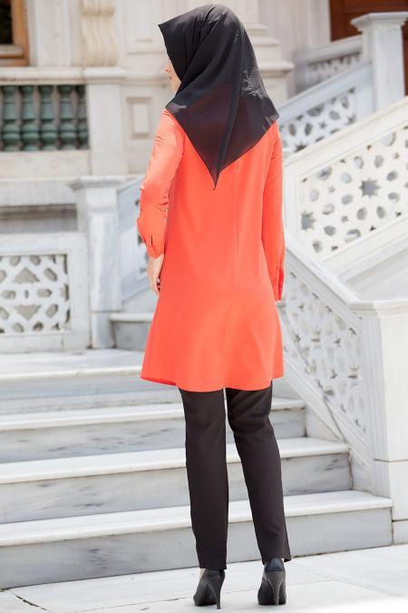 Tunic - Orange Hijab Tunic 3028T - 3