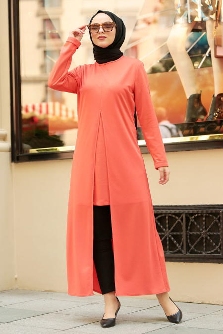 Tunic - Orange Hijab Tunic 53040T