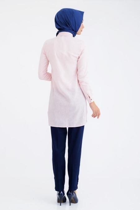 Tunic - Pink Hijab Tunic 6141P - 3