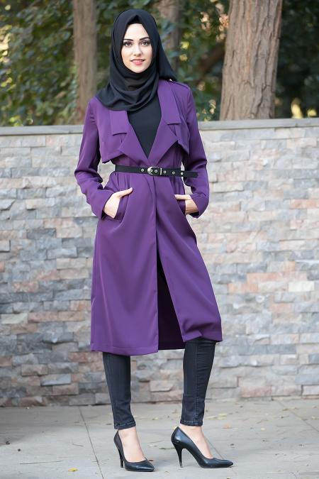 Tunic - Plum Color Hijab Tunic 5070MU