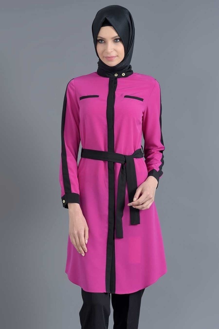 Tunic - Plum Color Hijab Tunic 6114MU