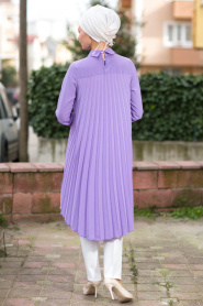 Tunic - Purple Hijab Tunic 5042MOR - Thumbnail