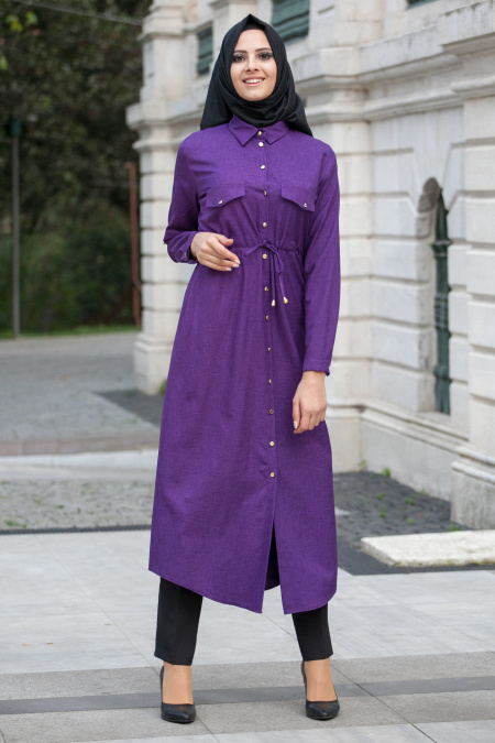 Tunic - Purple Hijab Tunic 51120MOR
