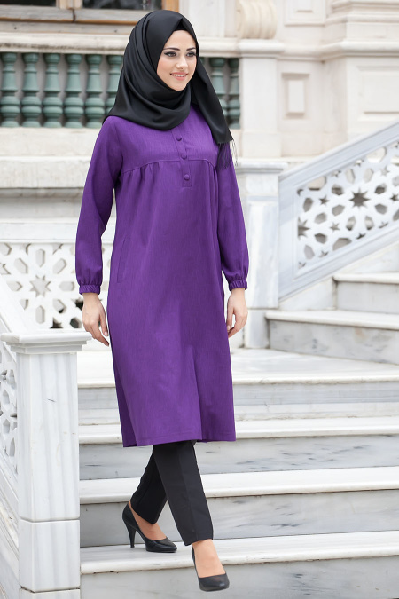 Tunic - Purple Hijab Tunic 51370MOR