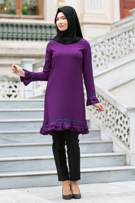 Tunic - Purple Hijab Tunic 52300MOR