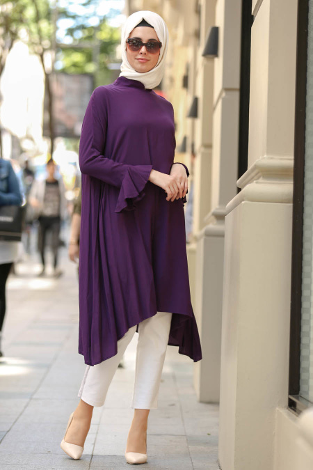 Tunic - Purple Hijab Tunic 6190MOR