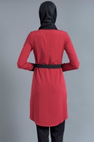 Tunic - Red Hijab Tunic 6114K - Thumbnail