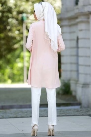 Tunic - Salmon Pink Hijab Tunic 5041SMN - Thumbnail