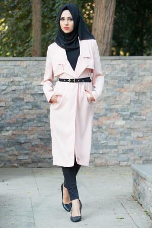 Tunic - Salmon Pink Hijab Tunic 5070SMN - 1