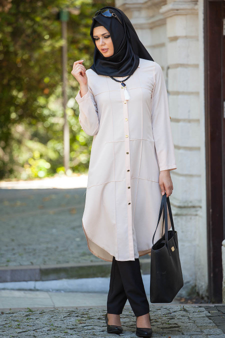 Tunic - Salmon Pink Hijab Tunic 5080SMN
