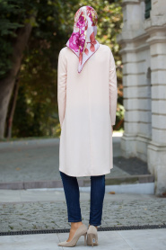 Tunic - Salmon Pink Hijab Tunic 5084SMN - Thumbnail