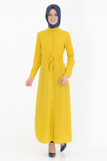 Tunic - Yellow Hijab Tunic 6153SR