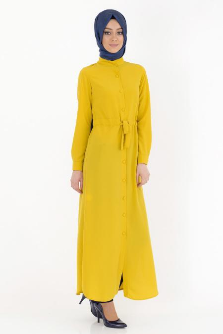 Tunic - Yellow Hijab Tunic 6153SR - 2