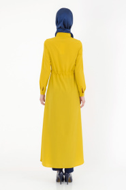 Tunic - Yellow Hijab Tunic 6153SR - Thumbnail