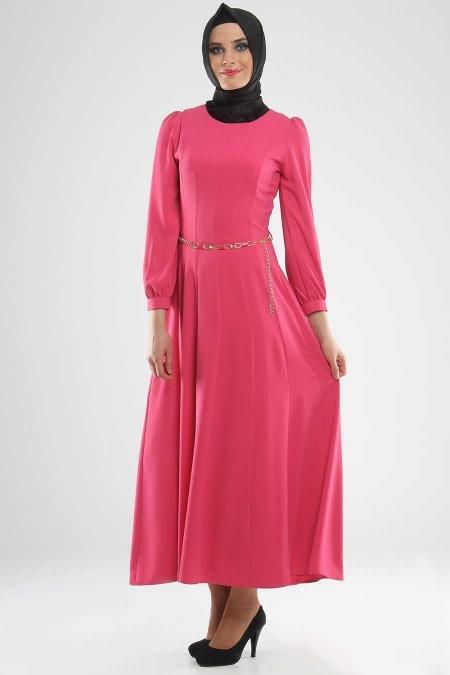 Tuay - Zincir Kemerli Elbise - 2