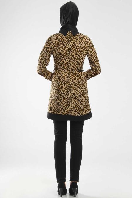 Aybqe - Leoparlı Desenli Tunik 5024KH - 3