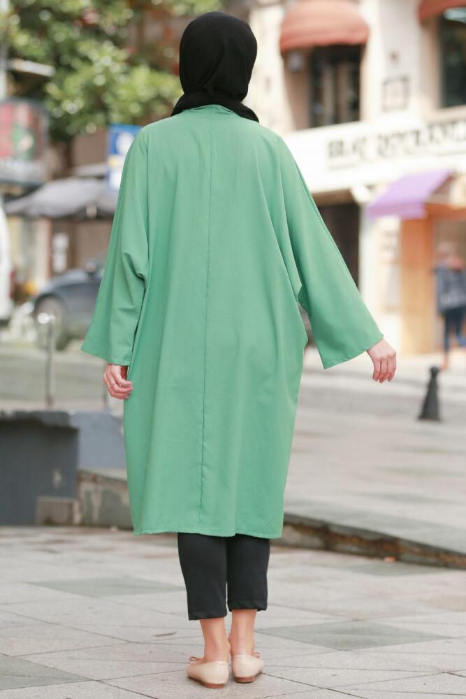 Vert Amande- Nayla Collection - Tunique Hijab 5003CY - 2