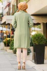 Vert D'arachide - Neva Style - Hijab Chemise - 38440FY - Thumbnail