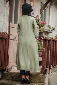 Vert D'arachide - Neva Style - Tunique Hijab - 3688FY - Thumbnail