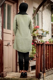 Vert D'arachide - Neva Style - Tunique Hijab - 37890FY - Thumbnail