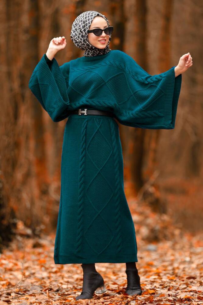 Vert - Nayla Collection - Combination Hijab 2110Y - 1