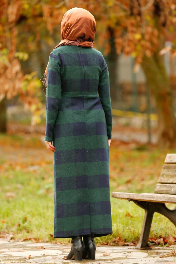 Vert - Nayla Collection - Robe Hijab 2491Y - 2