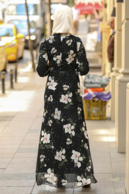 Vert - Nayla Collection - Robe Hijab 81533Y - Thumbnail