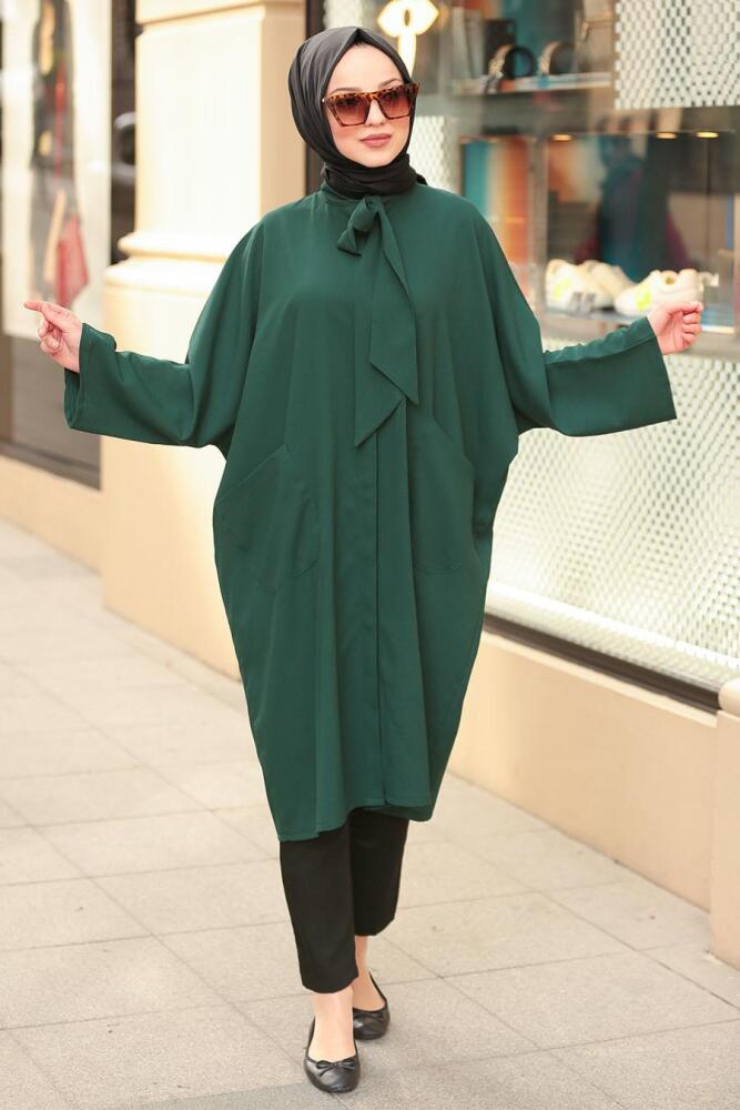 Vert- Nayla Collection - Tunique Hijab 5003Y - 1