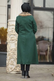 Vert - Neva Style - Manteau Hijab - 50840Y - Thumbnail