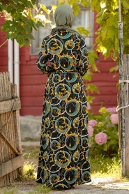 Vert - Neva Style - Robe Hijab - 15491Y - Thumbnail