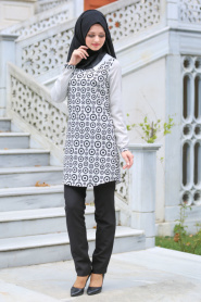 Vest - Black Hijab Vest 6146-01S - Thumbnail
