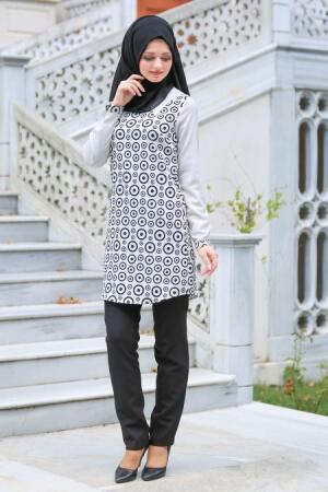 Vest - Black Hijab Vest 6146-01S - 1