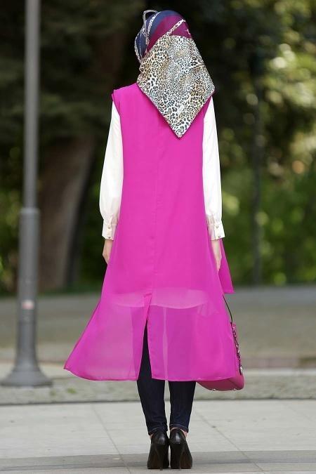 Vest - Fuchsia Hijab Vest 2020F - 3