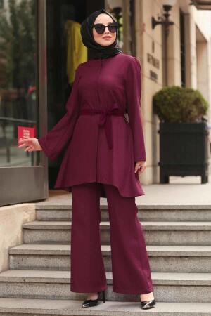 Violet Foncé - Nayla Collection - Double Ensemble - 143MU - 1