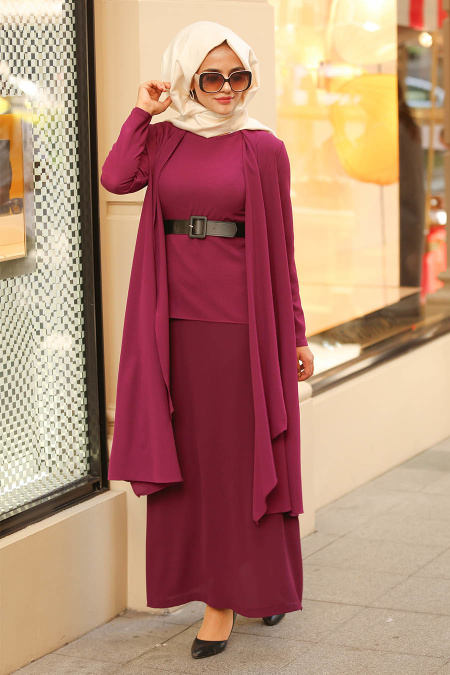 Violet Foncé - New Kenza - Triple Suit Dress 51161MU