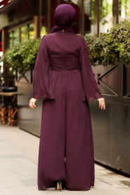 Violet - Nayla Collection - Combinaison Hijab - 3932MOR - Thumbnail