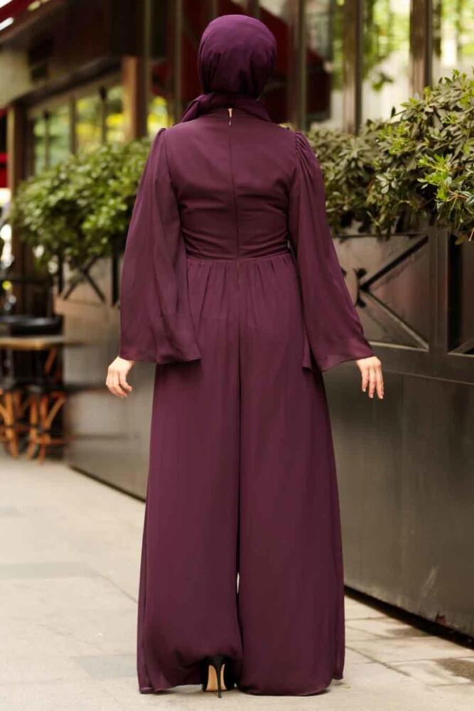 Violet - Nayla Collection - Combinaison Hijab - 3932MOR - 2