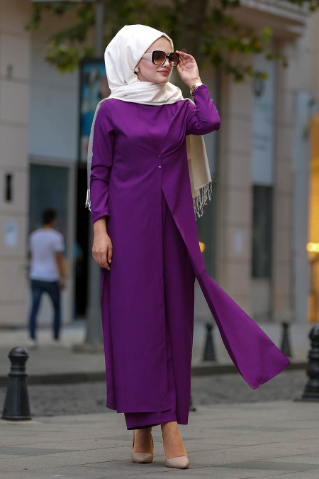 Violet - Nayla Collection - Combinaison Hijab 4145MOR