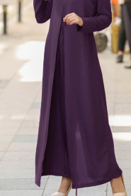 Violet - Nayla Collection - Combinaison Hijab 5017MOR - Thumbnail