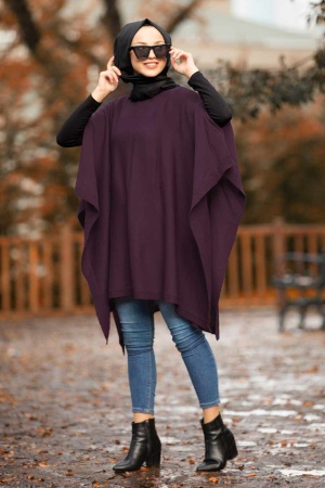 Violet - Nayla Collection - Poncho Hijab 20021MOR - 1