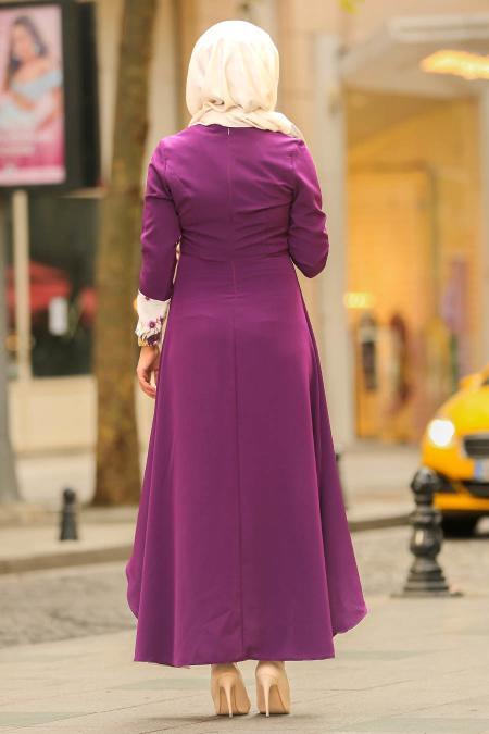 Violet - Nayla Collection - Robe Hijab 100386MOR - 2