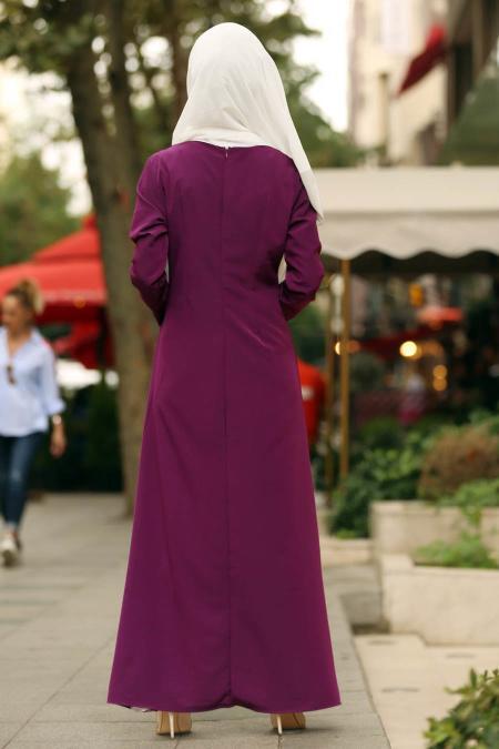 Violet - Nayla Collection - Robe Hijab 100387MOR - 2