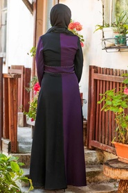 Violet - Nayla Collection - Robe Hijab - 1222MOR - Thumbnail