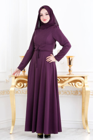 Violet - Nayla Collection - Robe Hijab 20960MOR - Thumbnail