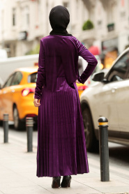 Violet - Nayla Collection - Robe Hijab 3194MOR - Thumbnail