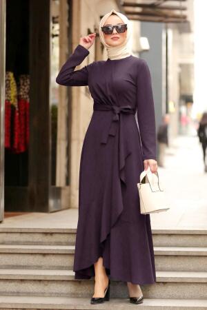 Violet - Nayla Collection - Robe Hijab 4041MOR - 1