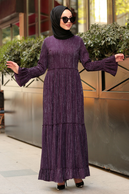 Violet - Nayla Collection - Robe Hijab 41310MOR