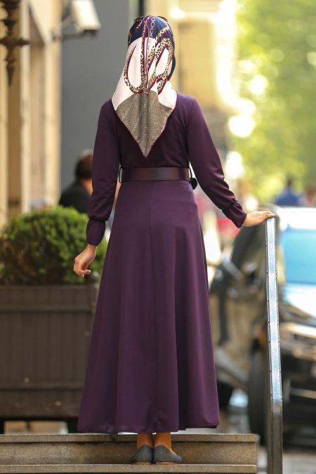 Violet - Nayla Collection - Robe Hijab 41510MOR - 2