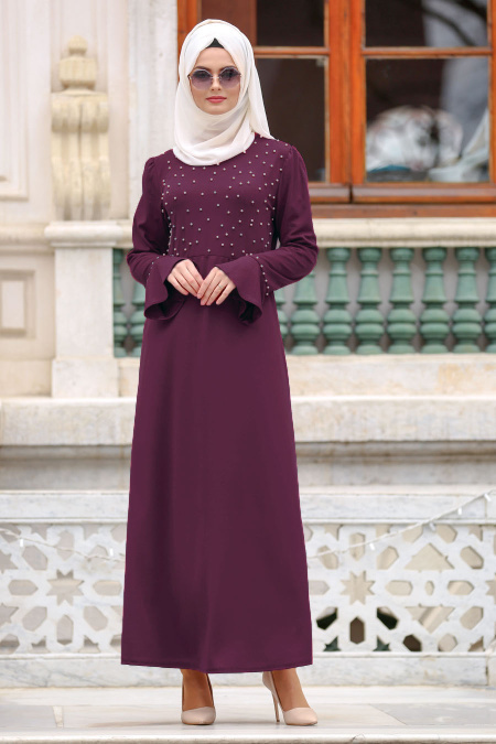 Violet - Nayla Collection - Robe Hijab 75760MOR