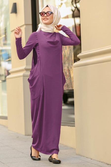 Violet - Nayla Collection - Robe Hijab 956MOR - 2